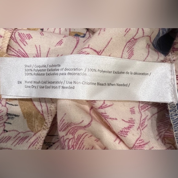 Band of the Free Multicolored Puff Sleeve Lace Up Chest Dress Size M - Picture 8 of 10